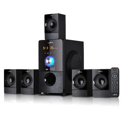 beFree Sound 5.1 Channel Surround Sound Bluetooth Speaker System in Black (SKU: BFS-440-RB)